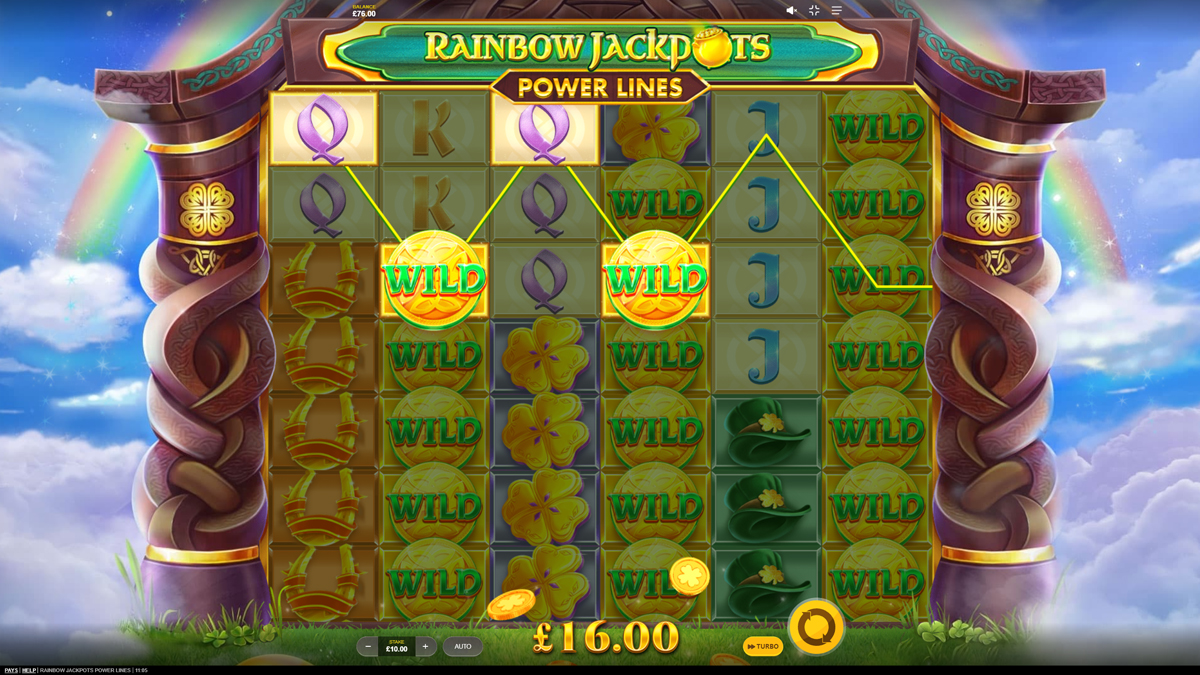 Rainbow Jackpots Power Lines Rainbow Jackpots Power Lines